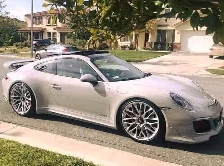 A 17-year-old boy who works part-time at Pizza Hut drives up to park in front of the house in a beautiful Porsche