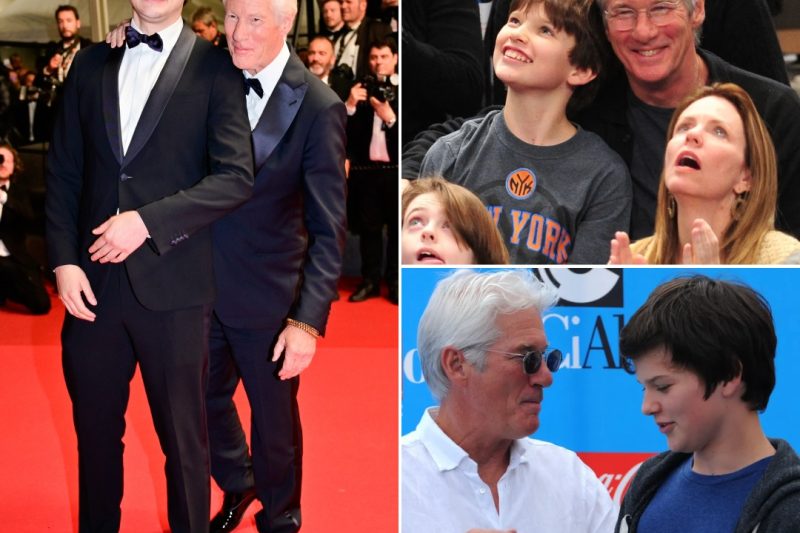 ‘Best Dad’ Richard Gere, 74, Poses with Rarely Seen Sons in Pics Showing His Fatherly Side