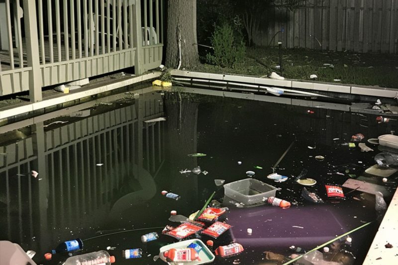 Entitled Neighbors Threw a Loud Party and Used Our Pool as a Trash Bin – They Didn’t Get Away with It