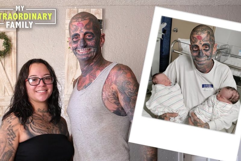 Heavily Tattooed Dad Faces Criticism as People Think He is a Horrible Parent – Then His Wife Reveals the Truth