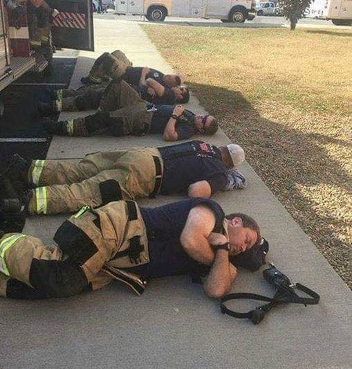 Contact Us DMCA Removal Medical Disclaimer Privacy Policy Man snaps heartbreaking photo of firefighters taking a rest after 24 hours of working nonstop